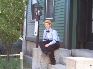 Ben Rose takes a break between tours