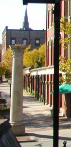 old City Hall pillar, Fall River