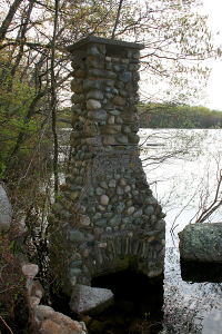 The chimney by the North Watuppa.