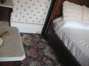 The floor area where Abby fell