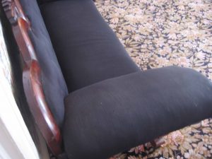 The Sofa from the dining room doorway
