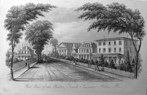 Wheaton Female Seminary in 1860.