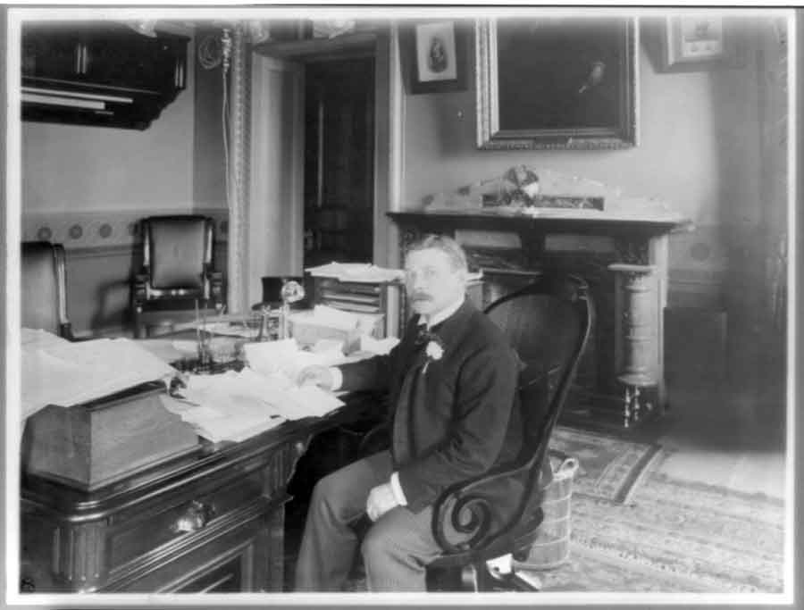 William H. Moody, c. 1903. Waldon Fawcett, photographer. Photo courtesy the Library of Congress Prints and Photographs Division.