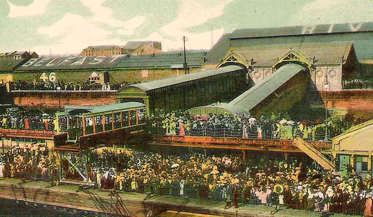 Landing stage at Liverpool.