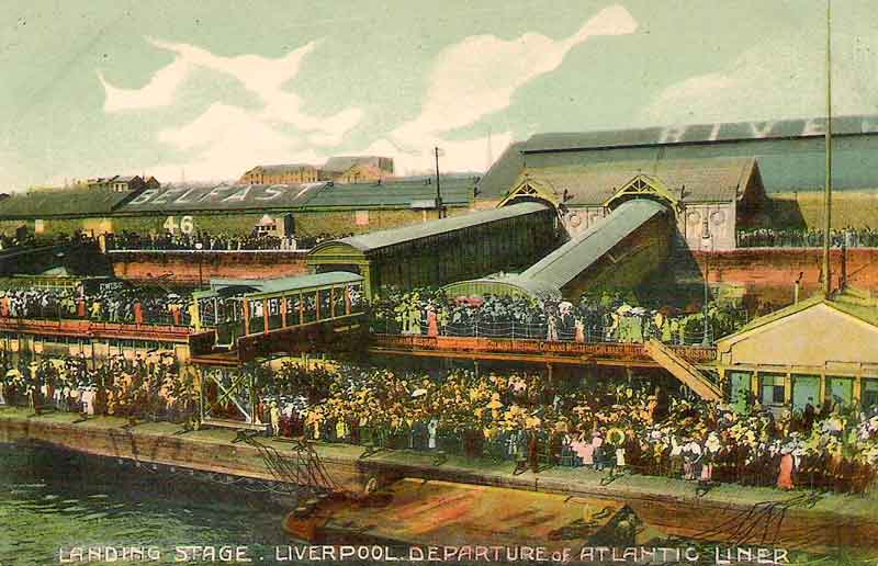 Landing stage at Liverpool.
