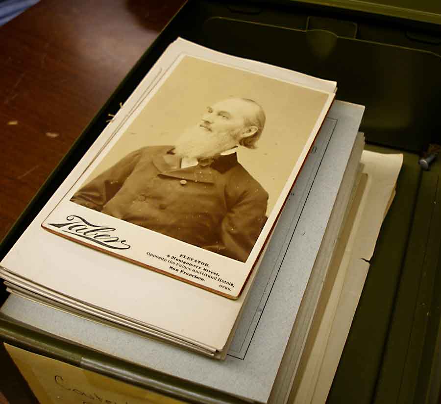Henry Cogswell, from contents of time capsule placed in the base of the Cogswell Fountain, Fall River, MA. Collection of the Fall River Historical Society. Photograph by Stefani Koorey.