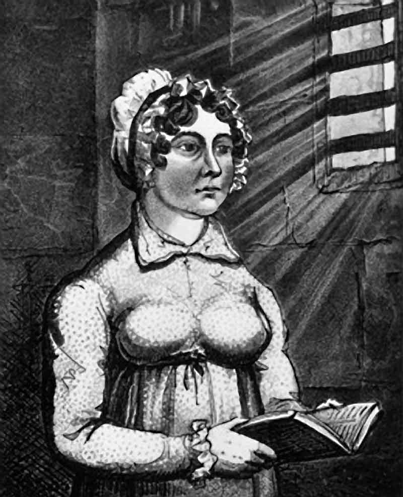 Elizabeth (Eliza) Fenning as she awaits her execution in Newgate Prison.