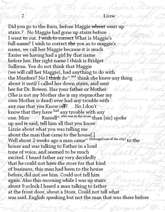 Page two of Fleet's notes.