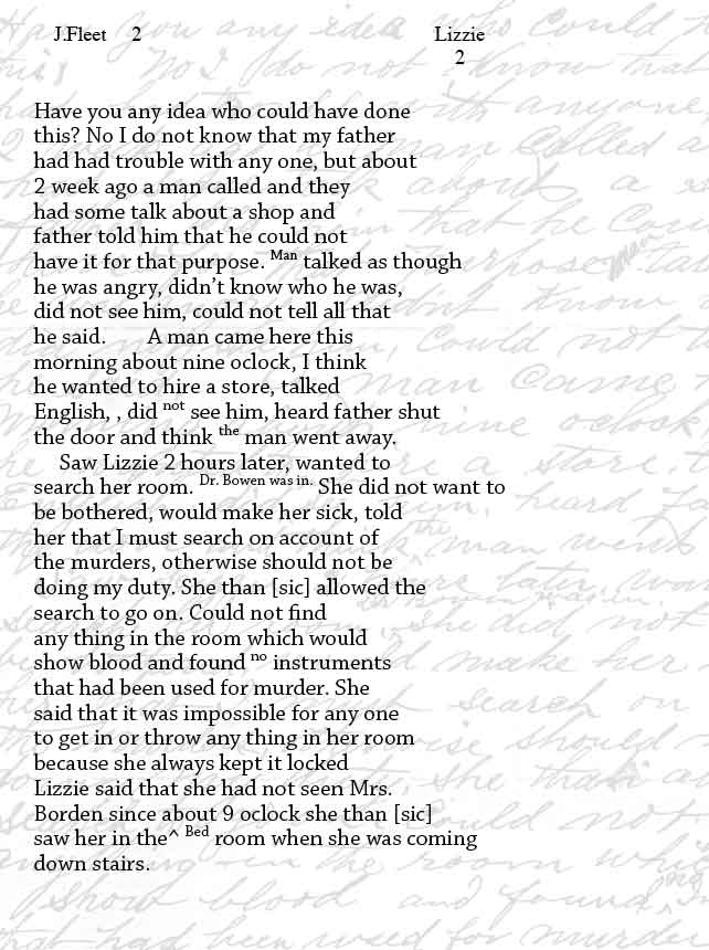 Page five of Fleet's notes.