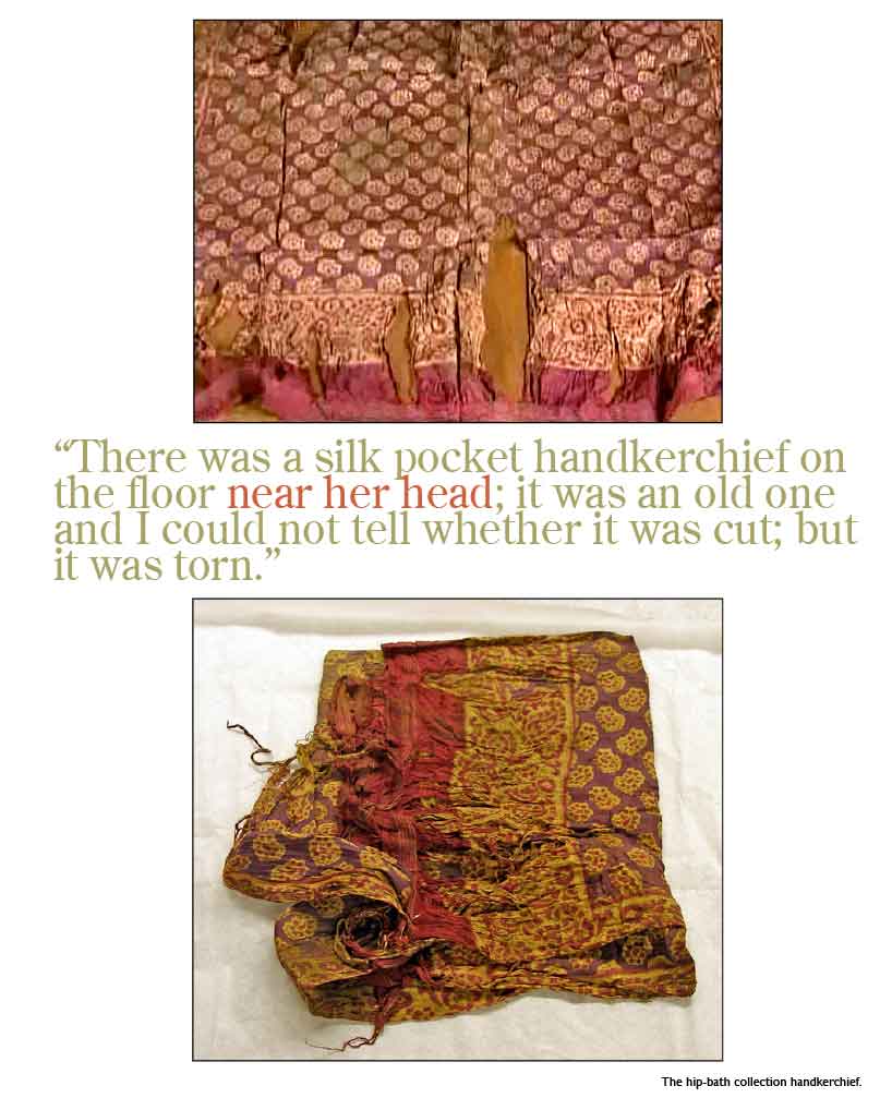 Abby's handkerchief.