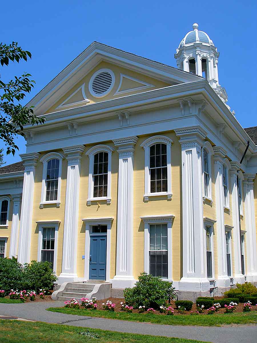 Mary Lyon Hall, formerly Seminary Hall, at Wheaton College. Emma’s classes were held on the second floor in the front of this building.