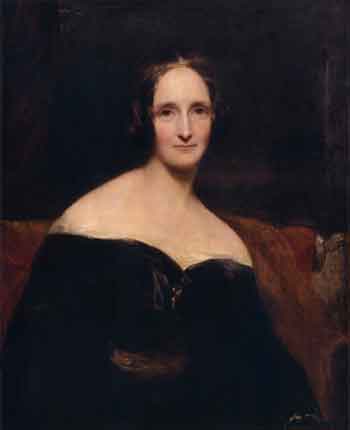 Richard Rothwell. Portrait of Mary Shelley, 1840. National Portrait Gallery (London).