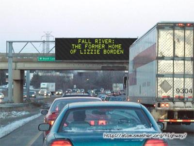 Fall River Road Sign