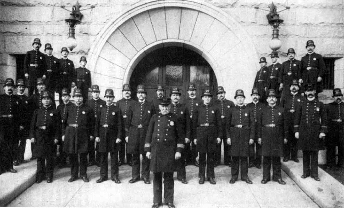 Fall River Police Department, circa 1900.