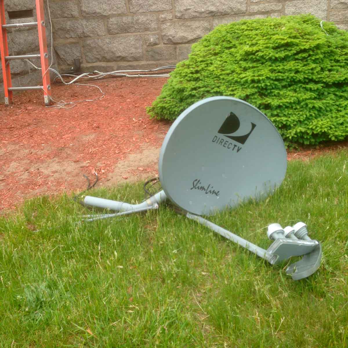 Maplecroft's TV dish.