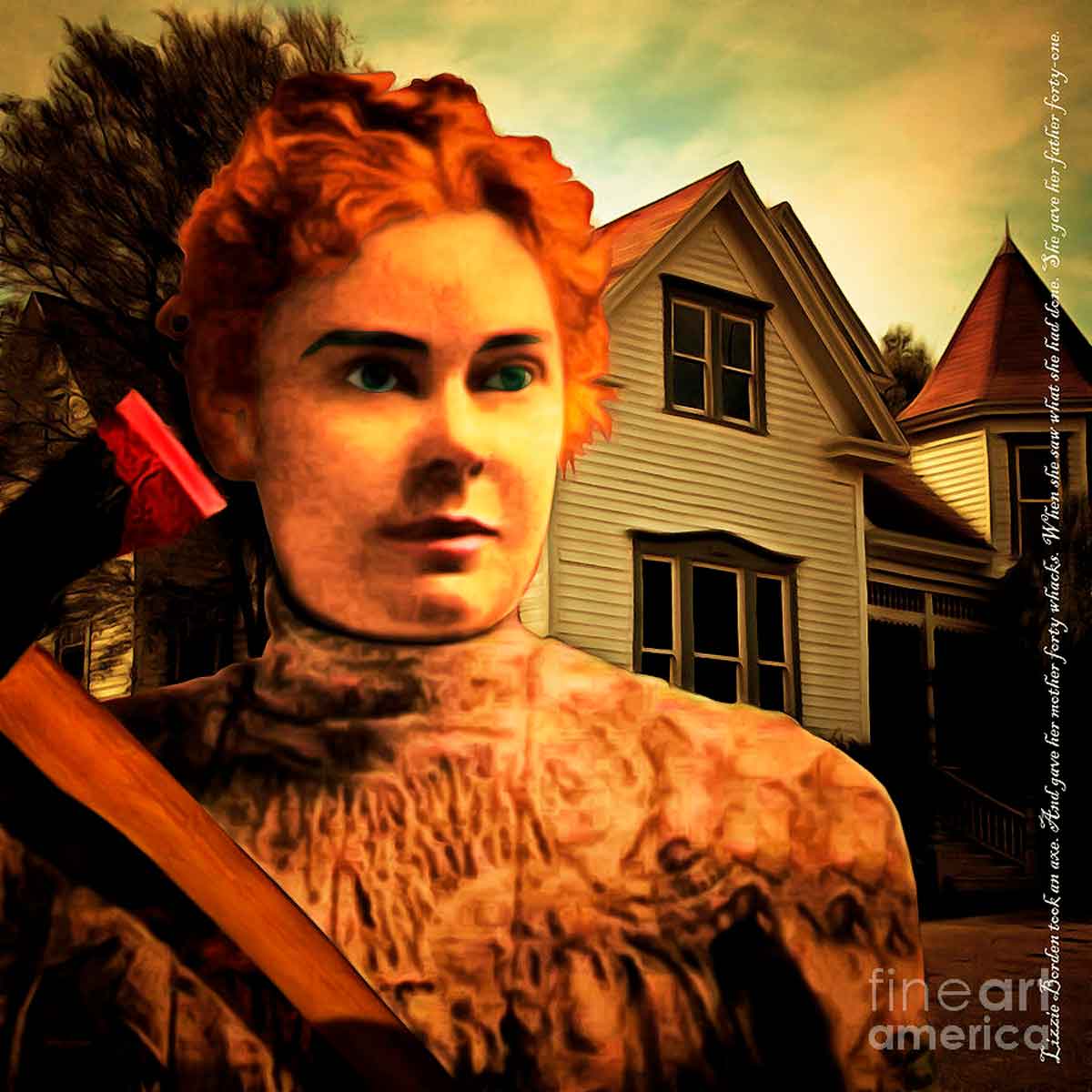 Lizzie Borden in art.
