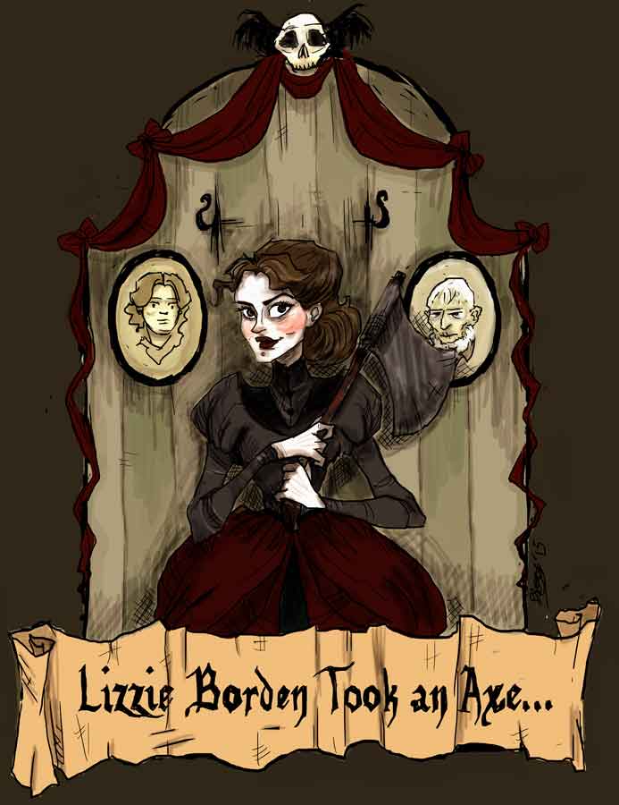 A Portrait of Lizzie Borden by LaraBerge.