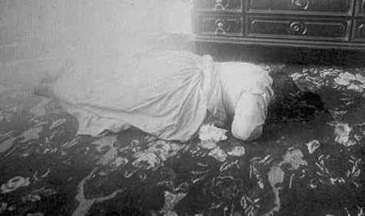 Abby Borden in death.