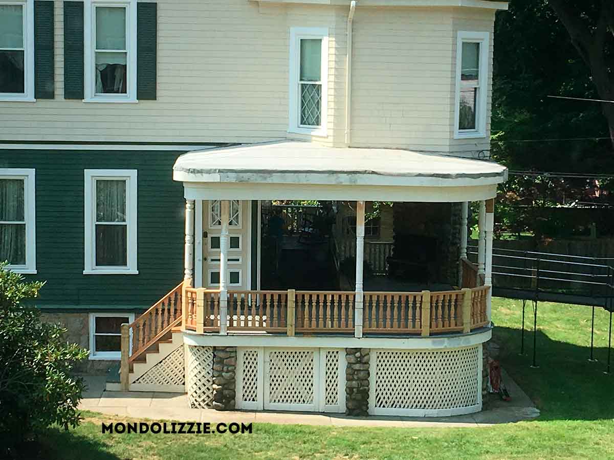 Maplecroft's porch.