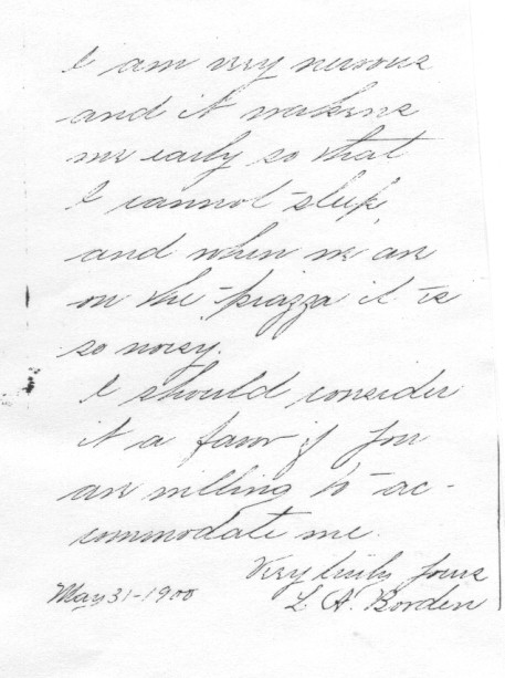 Letter, page 2